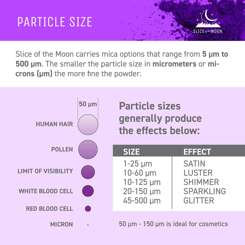 Slice of the Moon Purple Mica Powder | Skin Safe, Fine Pigment Powder for Epoxy Resin, Body Butter, Lip Gloss, Candle Color Dye, Soap Colorant & Slime Pigment Dust â€” 0.42oz (12g) - Image 4